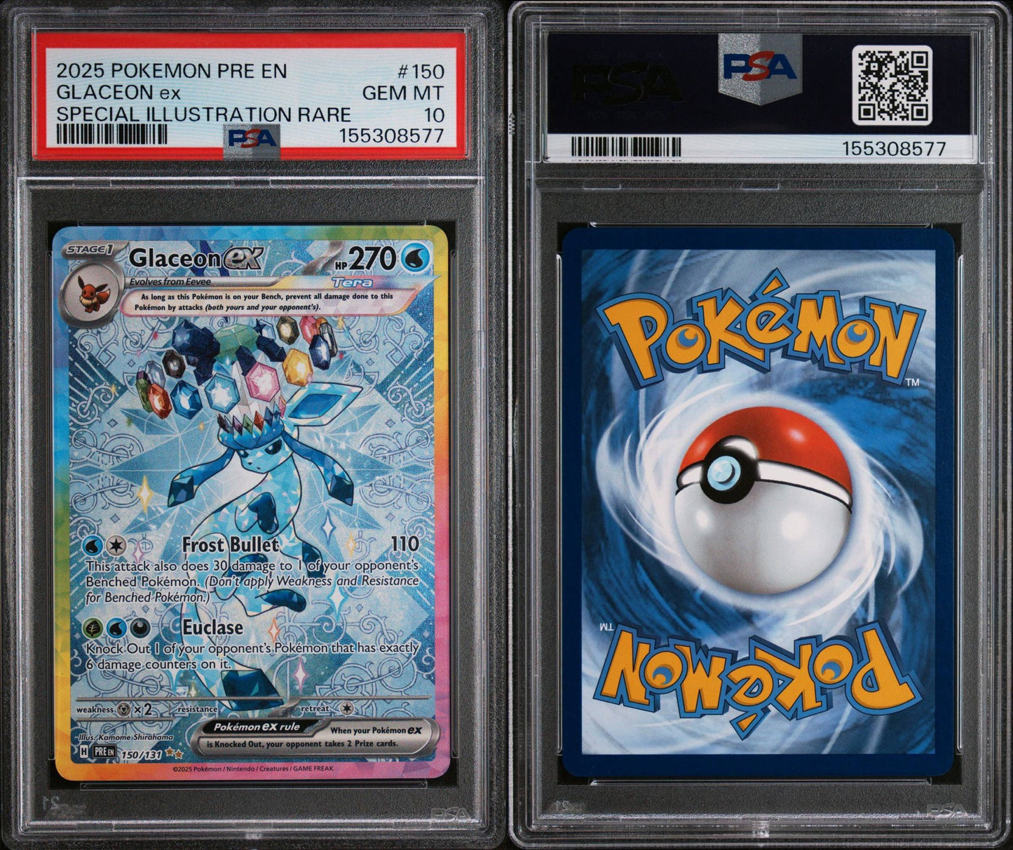 PSA 10 GLACEON EX 150