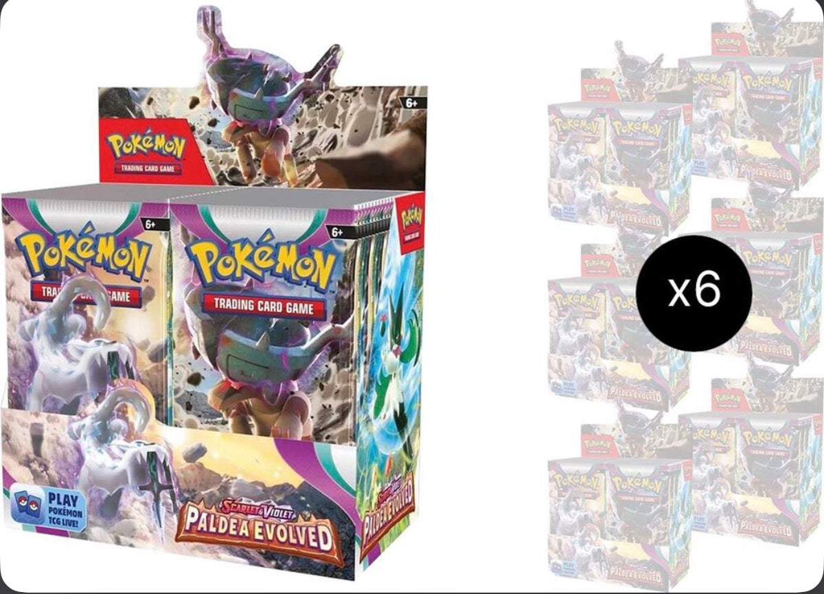 Paldea Evolved Booster Box Case Sealed