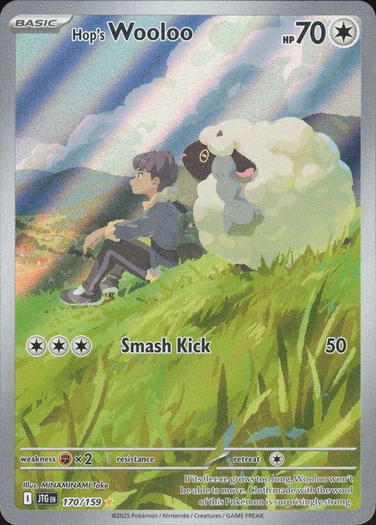 Hop's Wooloo Holo Illustration Rare SV09: Journey Together 170/159 NM