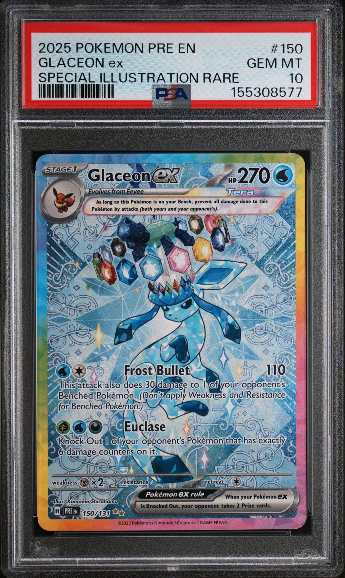 PSA 10 GLACEON EX 150