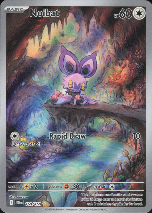 Noibat Holo Illustration Rare SV09: Journey Together 169/159 NM