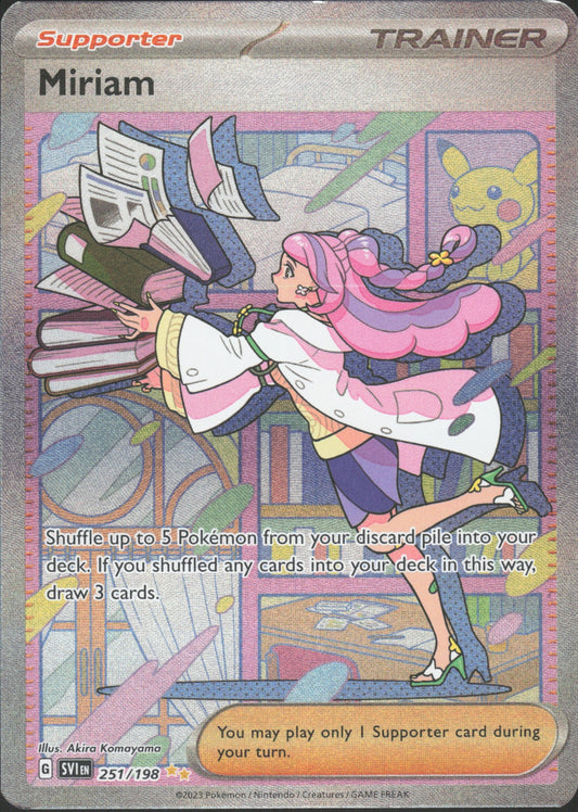 Miriam Holo Special Illustration Rare SV01: Scarlet & Violet Base Set 251/198 NM