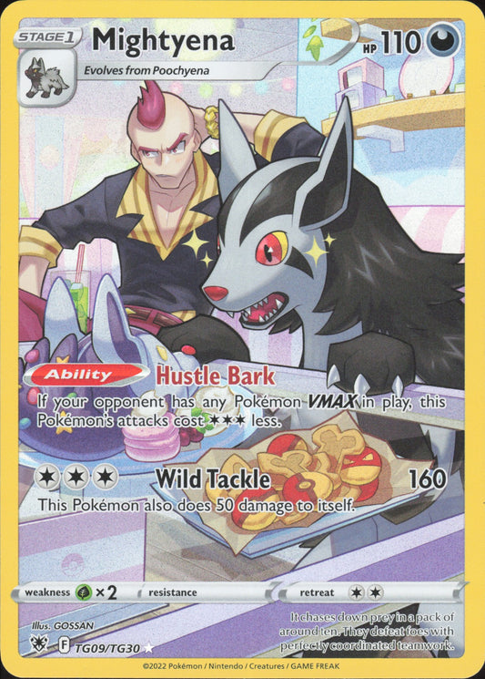Mightyena Holo Ultra Rare SWSH10: Astral Radiance Trainer Gallery TG09/TG30 NM