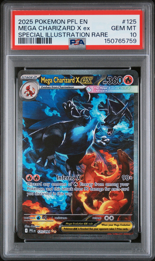 PSA 10 Mega Charizard EX